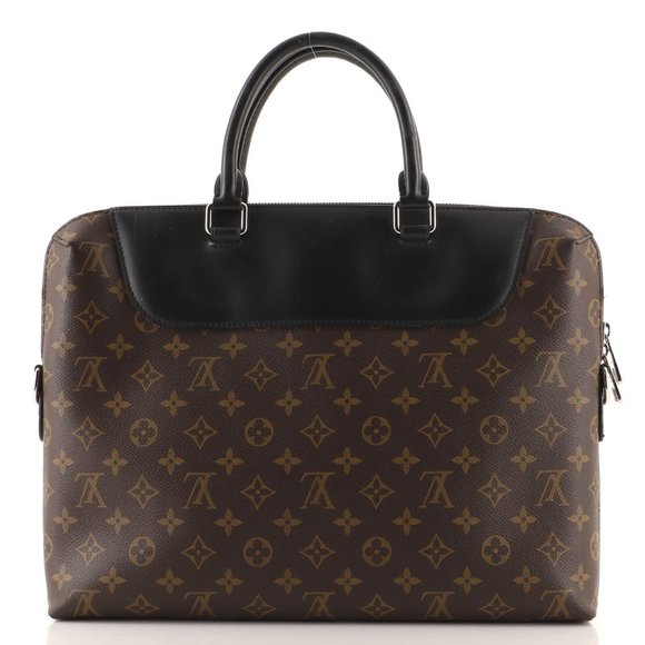 Porte-Documents Jour Bag NM Macassar Monogram Canvas Hand Bag - Picture 3 of 9